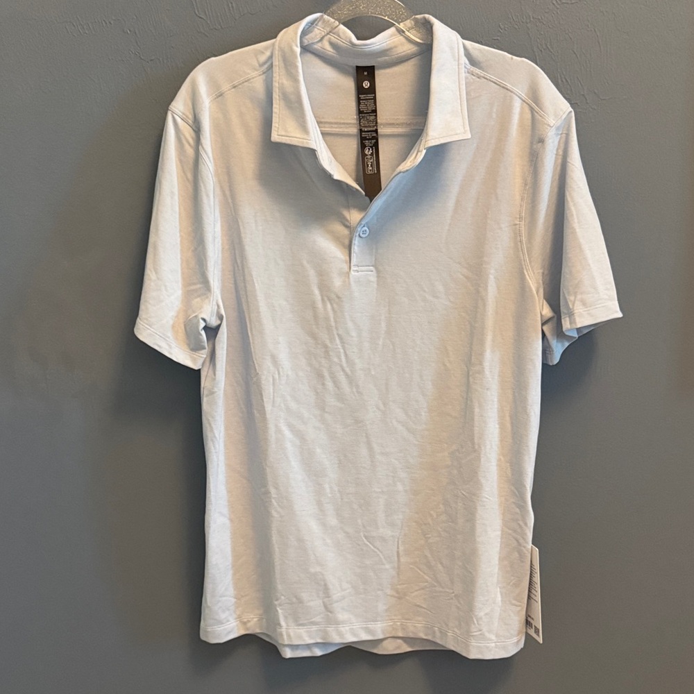 Lululemon Athletica Light Blue Polo Shirt